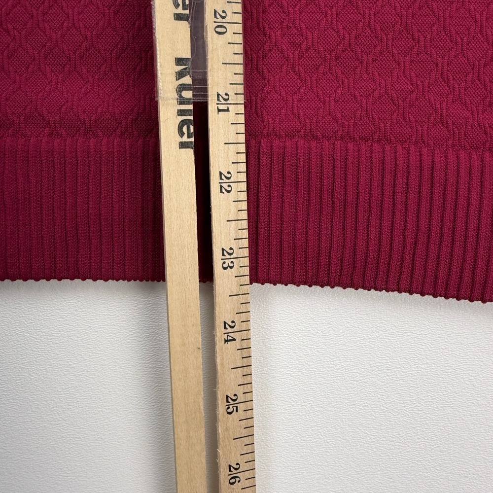 Lululemon Rest Less 1/4 Zip Pullover Womens 2 Top Thumbholes Burgundy Thumb Hole - Picture 6 of 8